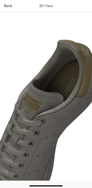 3D visualization view of a shoe model